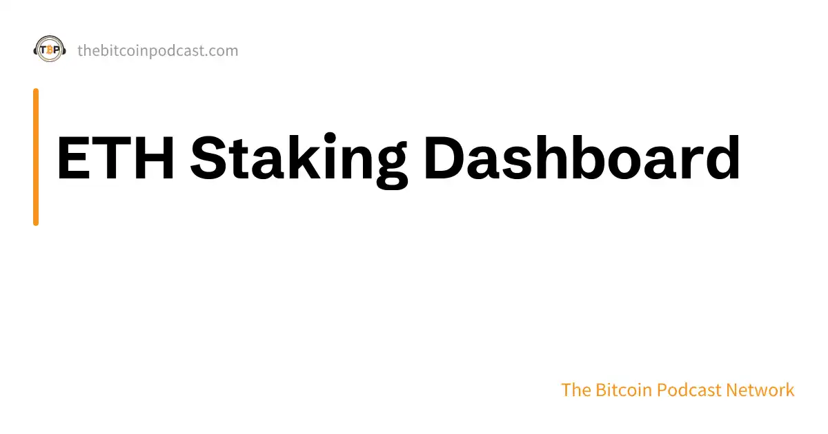 ETH Staking Dashboard