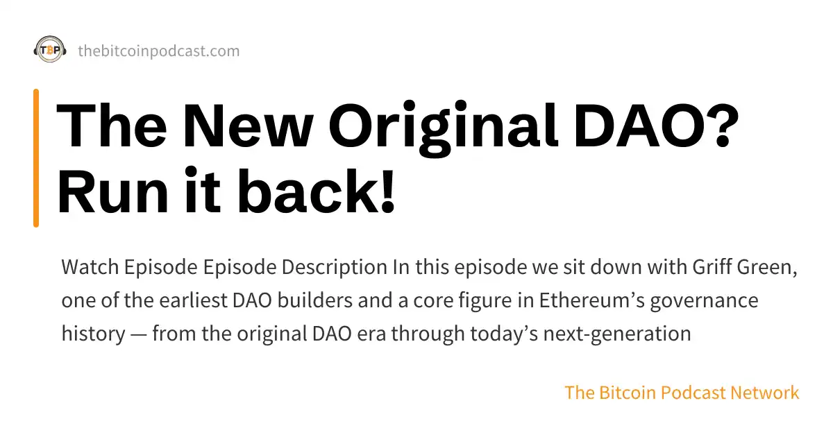 The New Original DAO? Run it back!