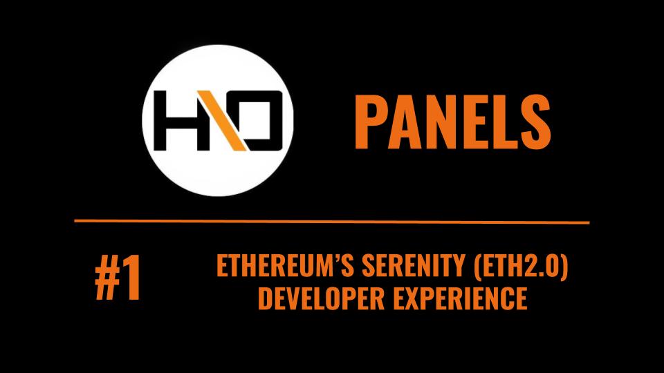 HIO Panels #1: ETH2.0 dev experience banner